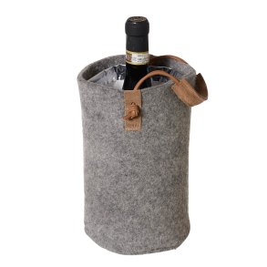 Vinkler af Zero Waste uld, Grey