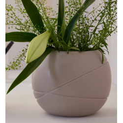 Water Flow Vase, stor, Fudge