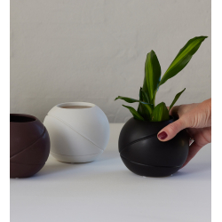 Water Flow Vase, lille, Fudge