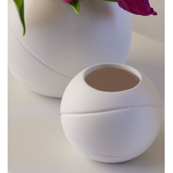 Water Flow potte, White