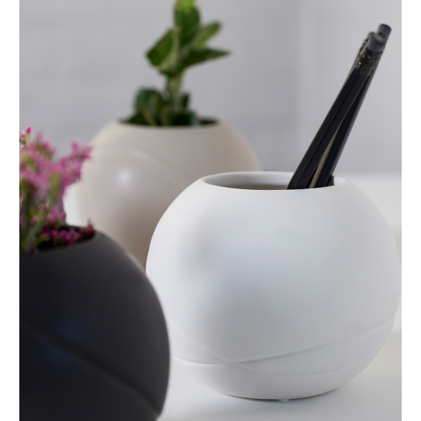 Water Flow potte, White