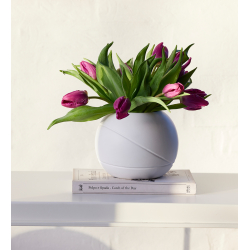 Water Flow potte, White