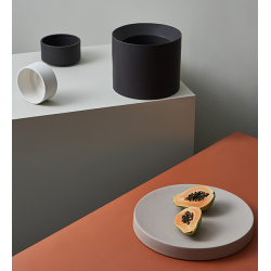 Ally keramik fad, Light Brown mat