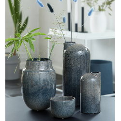 Anna keramik vase hj, Dark Blue Stone