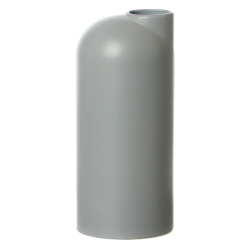 Anna keramik vase hj med sand finish, Grey