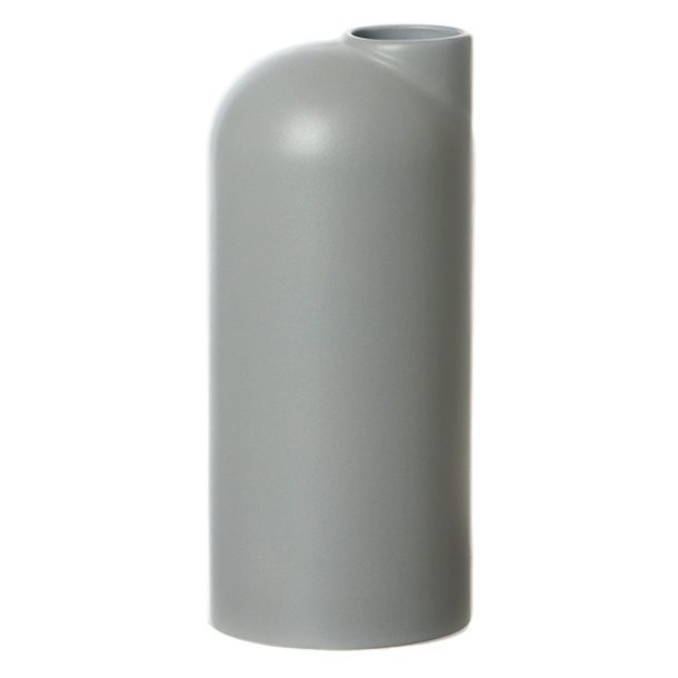 Anna keramik vase hj med sand finish, Grey