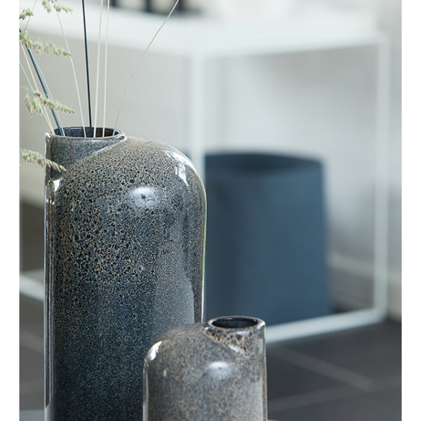 Anna keramik vase hj, Dark Blue Stone