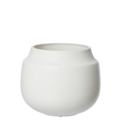 AYA pot/vase, sand finish, White