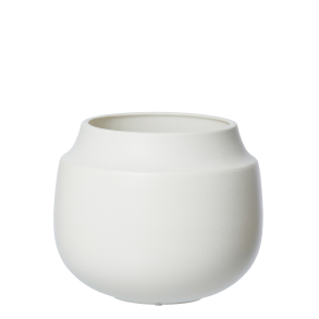 AYA pot/vase, sand finish, White