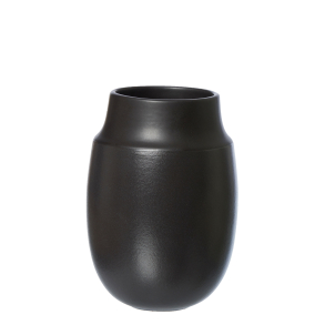 AYA vase lille, sand finish, Black