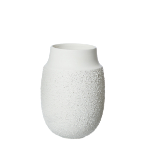 AYA vase lille struktur finish, Hvid