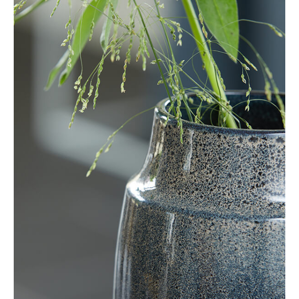 Aya vase med glaze, Dark Blue Stone