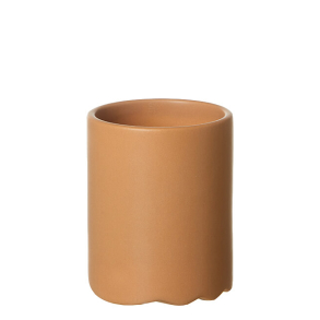 Wave pen holder, Caramel