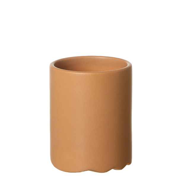 Wave pen holder, Caramel