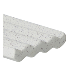 Wave bakke / sbebakke, White Mist mat