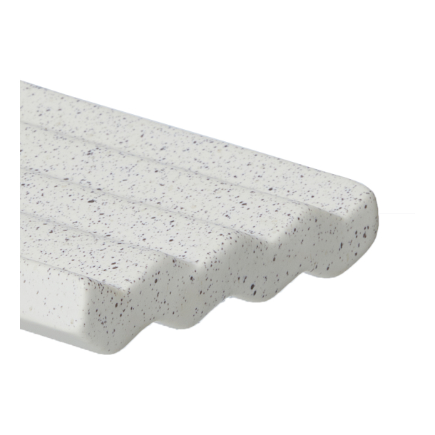 Wave bakke / sbebakke, White Mist mat