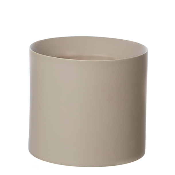 Albert blomsterkrukke, Lysebrun mat