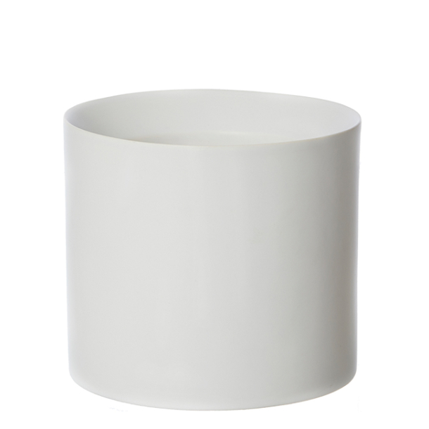 Albert blomsterkrukke, White mat