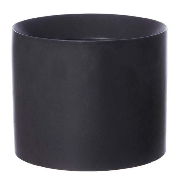 Albert blomsterkrukke, Black mat