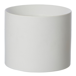 Albert blomsterkrukke, White mat