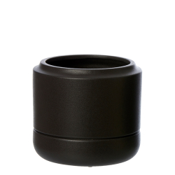 Alma keramik krukke med sand finish, Black