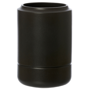 Alma keramik vase med sand finish, Black