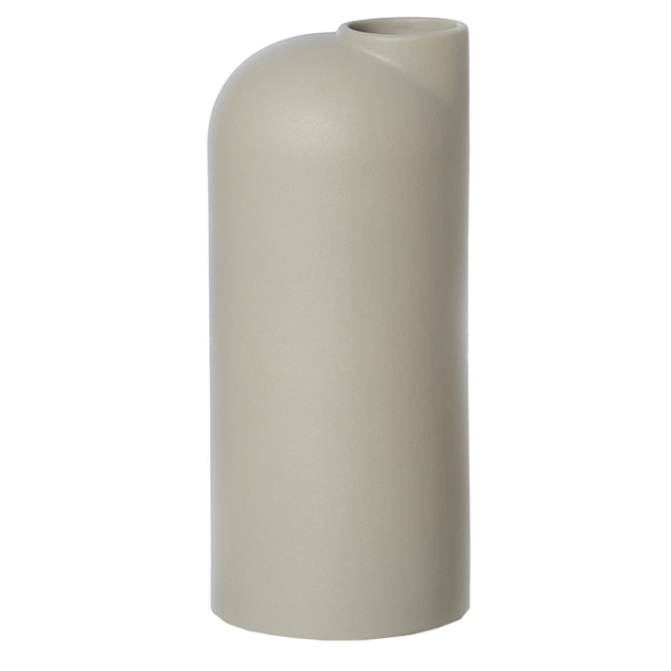 Large Anna Ceramic carafe with sand finish, Sand