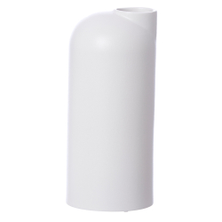 Anna keramik vase hj med sand finish, White