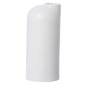 Anna keramik vase hj med sand finish, White