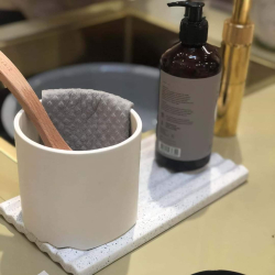 Wave bakke medium. Hvid Mix.