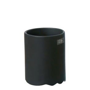 Wave pen holder, Sort mat