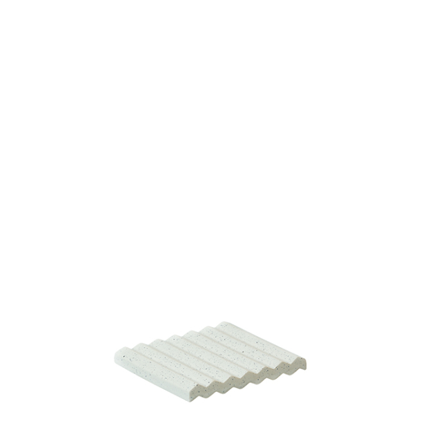 Wave bakke, Hvid Mix mat