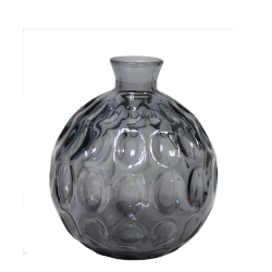Barcelona vase med bobler, Mauve Taupe