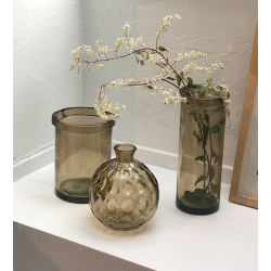 Barcelona vase, Mauve Taupe