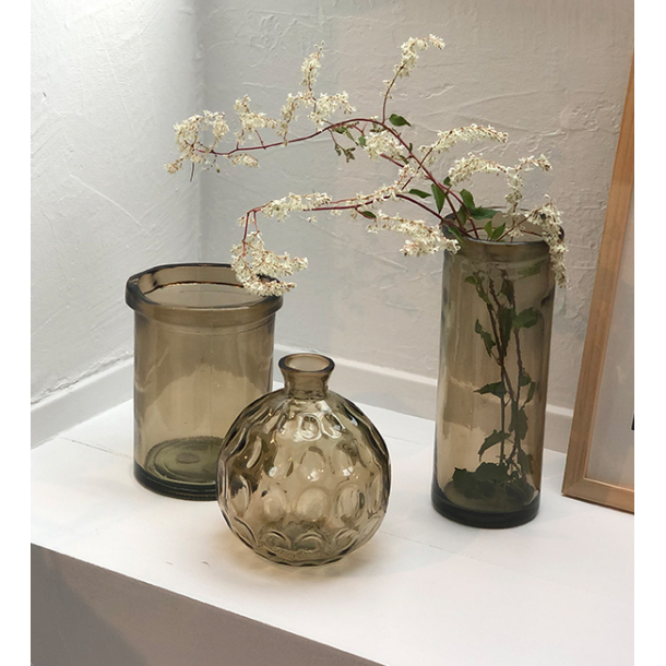 Barcelona vase, Mauve Taupe