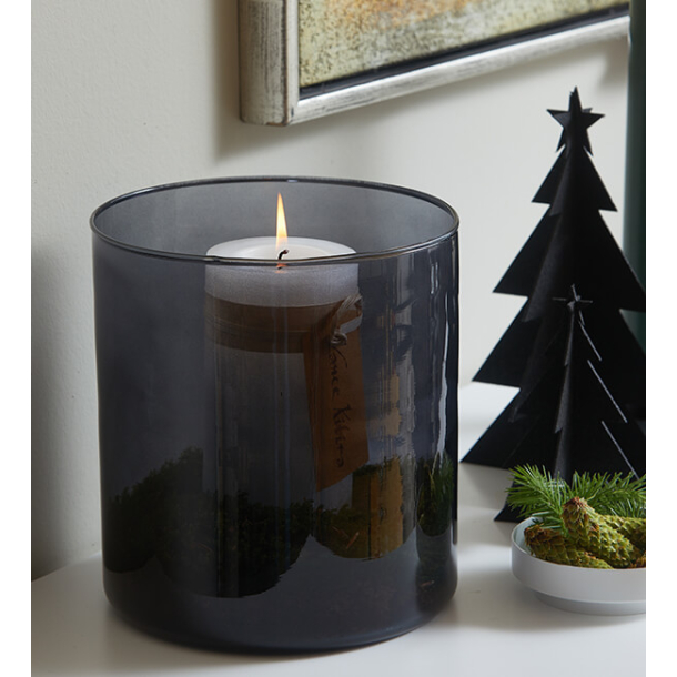 Valencia glas D22 vase / lanterne, Caffe