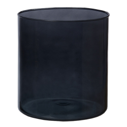 Valencia glas D22 vase / lanterne, Black
