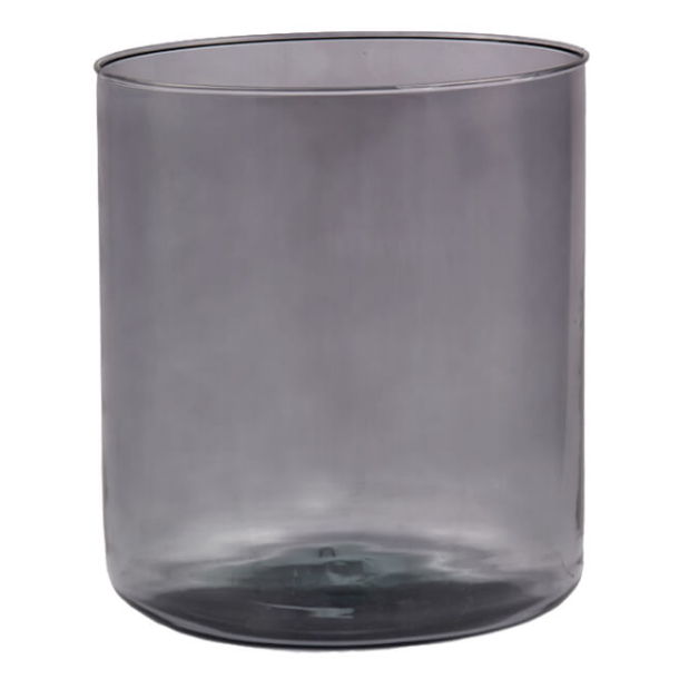 XL Valencia glas D22 vase / lanterne, Mauve Taupe