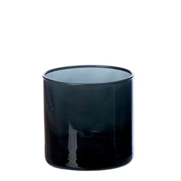 Valencia Glas D9, vase / lysestage, Black