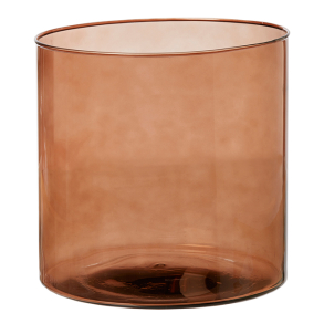 XL Valencia Glass vase / Lantern, Cognac