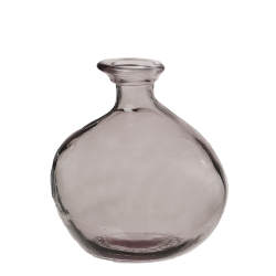 Barcelona flask vase, Mauve Taupe