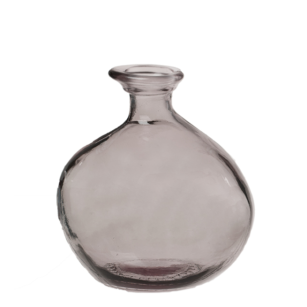 Barcelona flask vase, Mauve Taupe