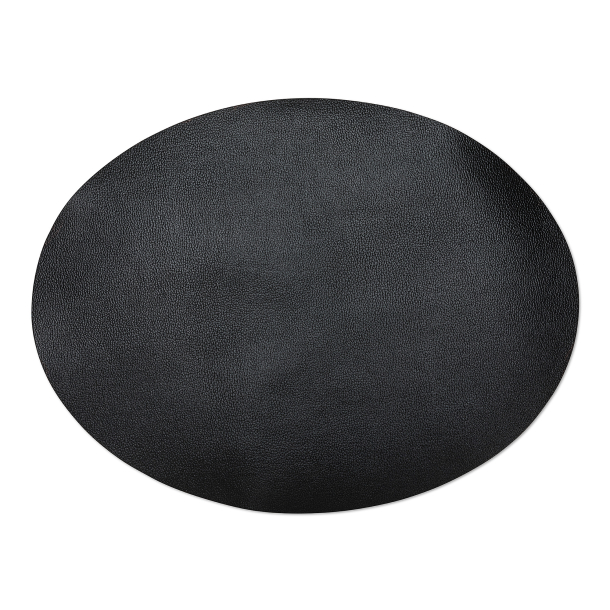La Paper Placemat Oval, Black