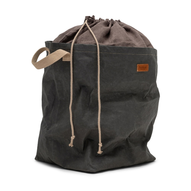 Positano Linned vasketjskurv, Dark Grey