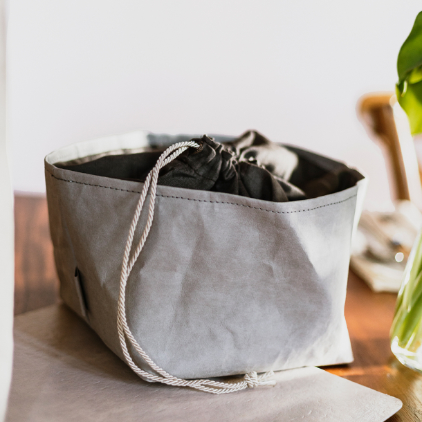 Porta Pane basket. Grey/Dgy