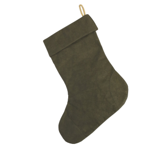 Large Christmas stocking, julesok Dark Green