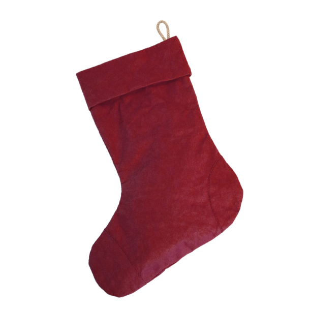 Large Christmas stocking, Red