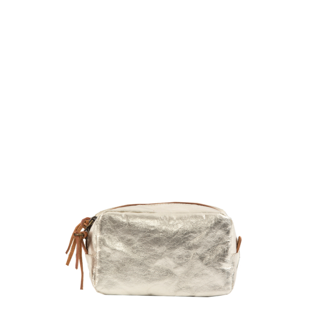 Toilettaske / Makeup pung lille, Platin