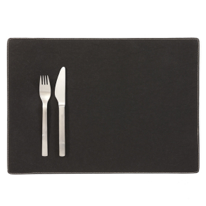 Placemat, vaskbart papir, Black