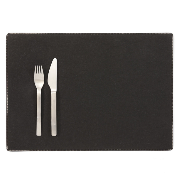 Placemat, vaskbart papir, Black